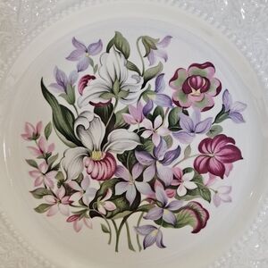 "Floral Emblems of Atlantic Canada" Collector's Plate by Lord Nelson Pottery.